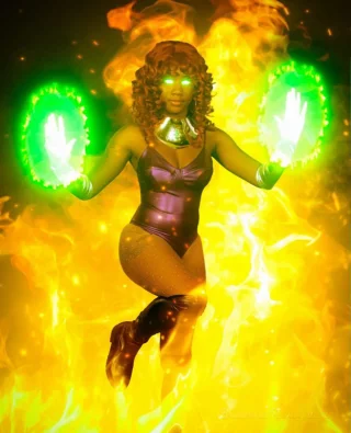 Starfire Cosplay by Kawaii Kayy