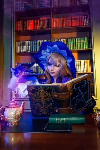 Lisa Minci from Genshin Impact by AGflower
