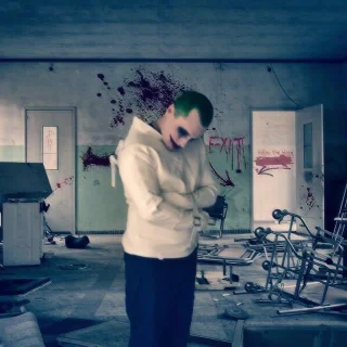 Asylum Joker cosplay by negans2000