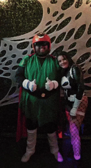 Lady punisher found an awesome Great Saiyaman last year!