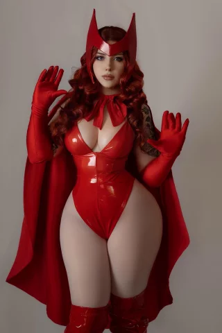 Wanda from wandavision by Kuroitsne