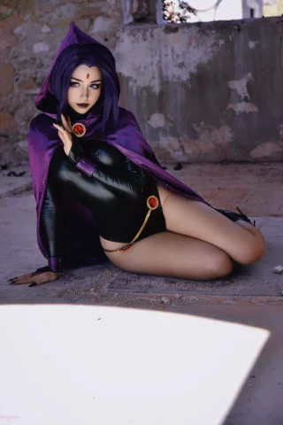 Raven from TeenTitans by shiro_konekochan