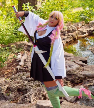 Mitsuri Kanroji from Demon Slayer by Mishamai