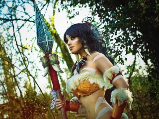 Nidalee from League of legends by Tabitha Lyons