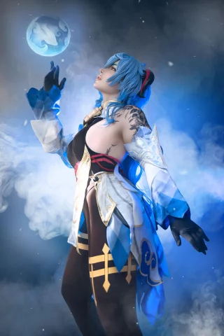 Ganyu cosplay by me (Kuroitsne)