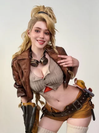 Gemma from Monster Hunter Wilds cosplay by Alina Becker