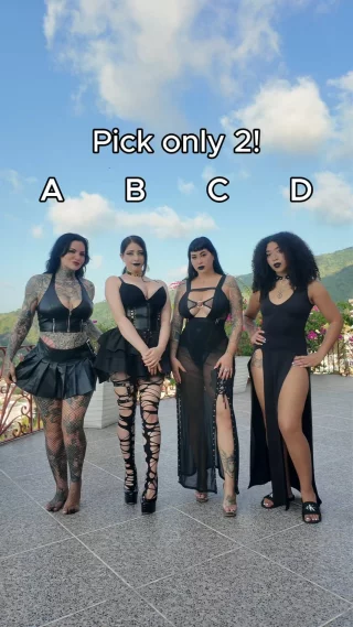 Pick wisely! Only 2! 🖤🫡