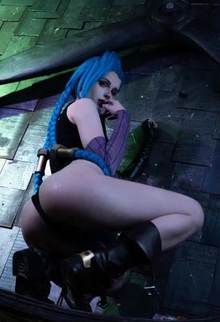 Jinx from Arcane by mollb_cosplay