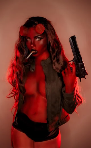 Hellboy (Hellboy) by [AmandaWelp]