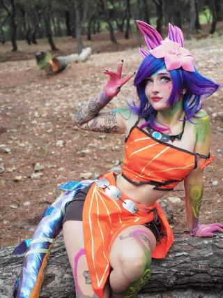 Neeko from LoL by Nyukix