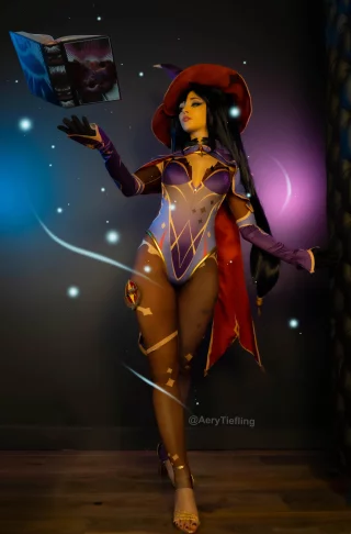 Mona from Genshin Impact by Aery Tiefling [OC]