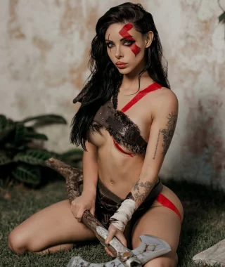 Kratos - God of War by AmandaWelp