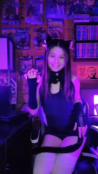 A friendly catgirl