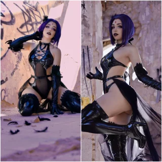 Raven [Teen Titans] (Shiro_konekochan)