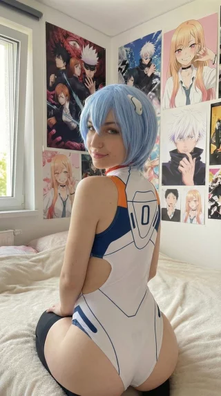 Rei ayanami Evangelion cosplay by Jess