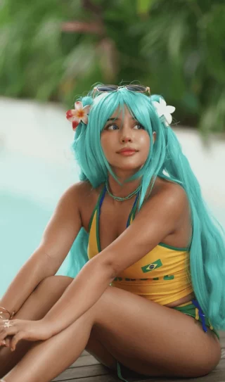 Brazilian Miku Cosplay (Ana Nunez)
