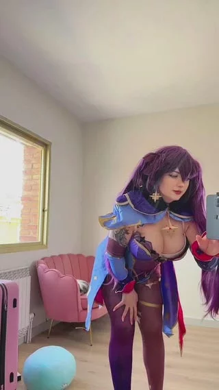 Mona - Genshin Impact by me (Kuroitsne)