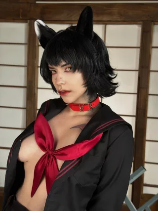 Izutsumi [Dungeon Meshi] school uniform by me (BakaFuwa)