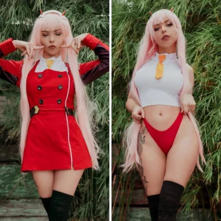 Zero Two [Darling in the FRANXX] by AmandaWelp