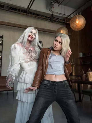 Grace Ashcroft & Selena Corey [Resident Evil 9] by (Alcoholy & BakaFuwa)