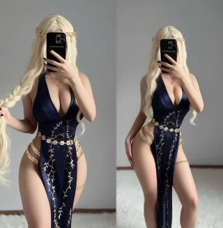Marika cosplay from Elden Ring