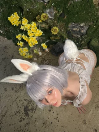 Cute bunny girl for your good mood