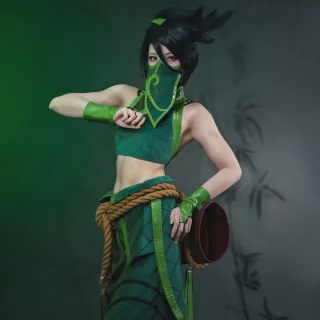 Akali cosplay by me