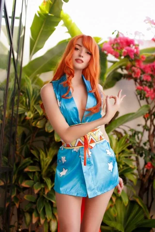 Nami from One Piece by Axilirator