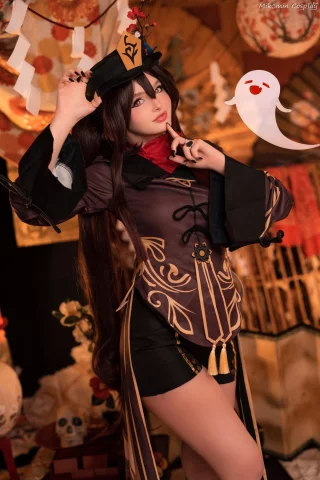 Hu Tao from Genshin Impact by Evie Lee Mikomin