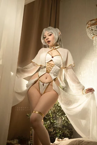 Frieren cosplay from Frieren Beyond Journey’s End by Sawaka
