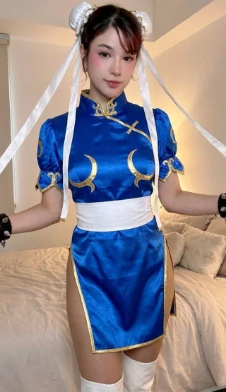 my own version of chunli cosplay (luna)
