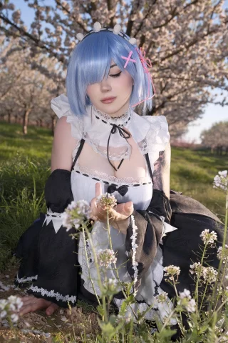 My Rem cosplay (Kuroitsne)