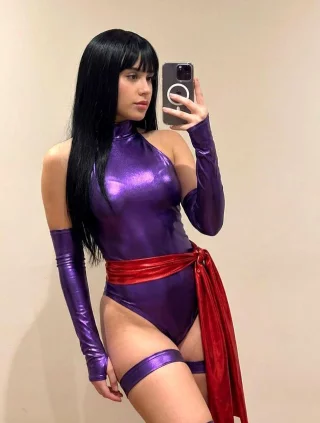 my Psylocke Marvel cosplay