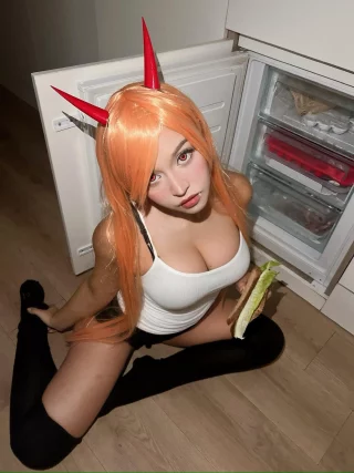 Power from Chainsaw Man by Ana Nunez