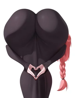 Praise the booty: Miss Makima edition (Artist: Luunamito)