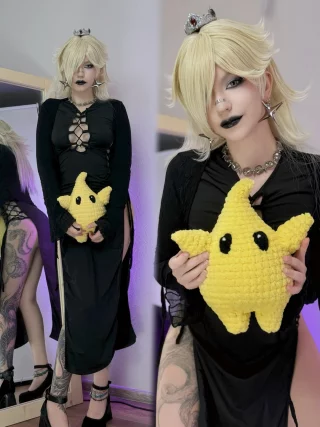Goth Rosalina [Mario] by me (BakaFuwa)