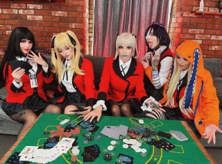 Kirari Momobami. Yumeko Jabami, Midari Ikishima, Runa Yomozuki. Mary Saotome by Octokuro, Purple Bitch, Lia Meow, Si Siberia, Anna Batman
