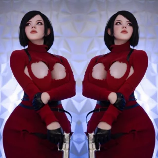 Sexy Ada Wong cosplay (Kuroitsne)