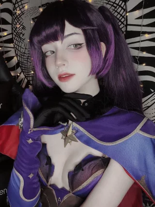mona cosplay by icemice [genshin impact]