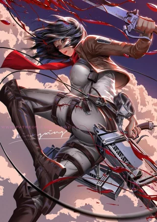 Kiko L / Jason Liang / Liangxing ~ Mikasa Ackerman (Attack on Titan)