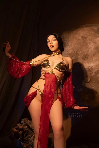 Slave Leia cosplay from Star Wars by Sawaka