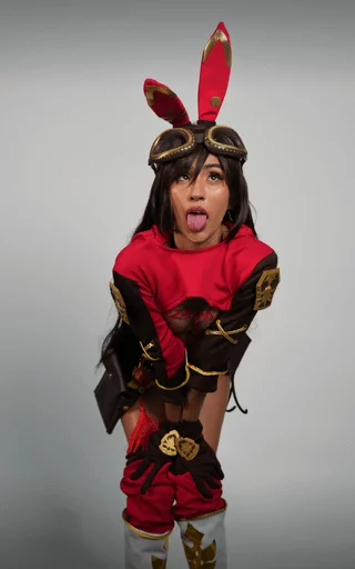 POV: You found a wild Amber 🐰✨ Handmade Genshin Impact cosplay by Amnie