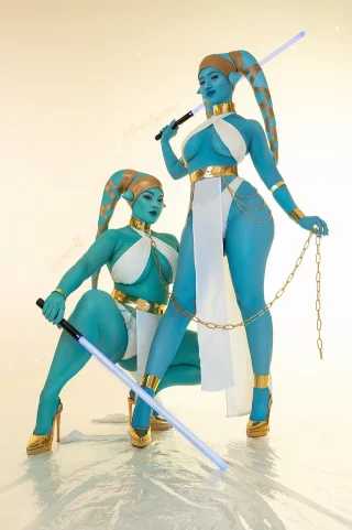 Twi'lek jedis by Lada Lyumos & Zoe Volf [Star Wars]