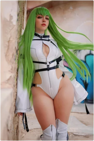 C.C cosplay by Shiro_konekochan