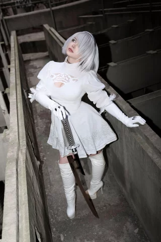 My 2B cosplay (Kuroitsne)