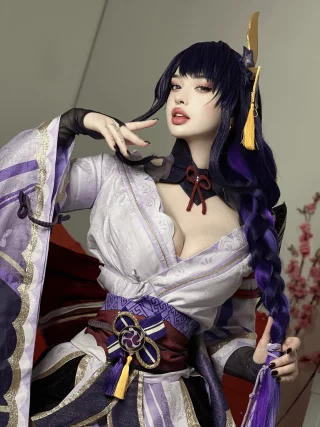 Raiden Shogun from Genshin Impact by Nana