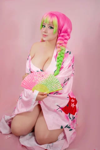 Kawaii lewd Mitsuri by me (Kuroitsne