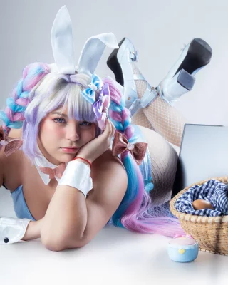 Kangel bunny from Needy Streamer overload by bxnnyxo