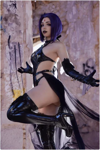 Raven from Teentitan by Shiro_konekochan