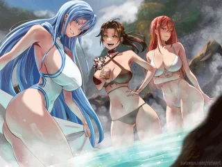 Swimsuit Esdeath, Revy & Makima (RIRIVART)